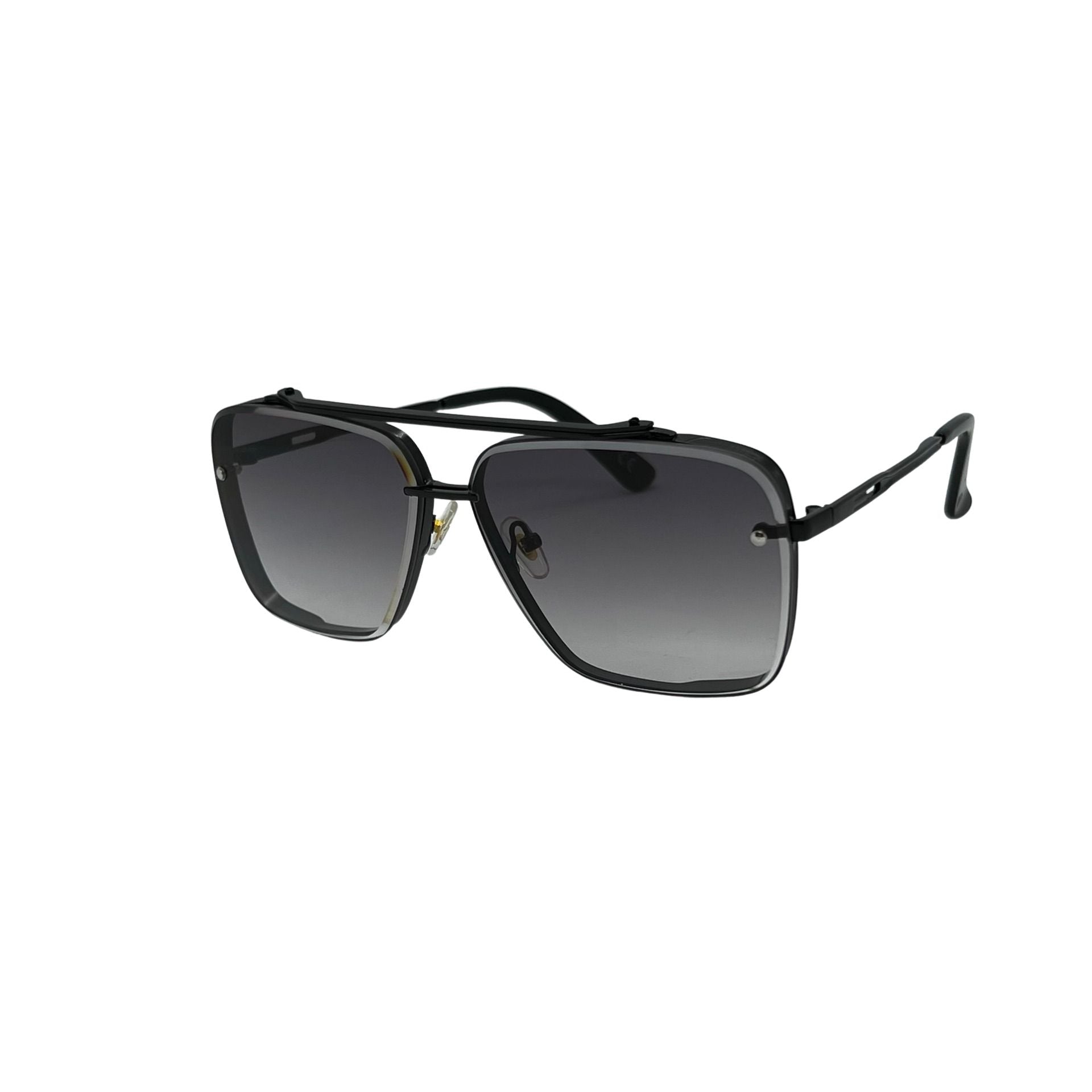 Ochelari de soare unisex, policarbonat, negru, MS3008