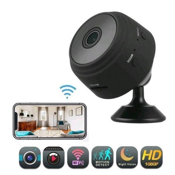 MINI Camera video Wi-Fi 1080p HD, unghi 150, NightVision, Senzor de miscare