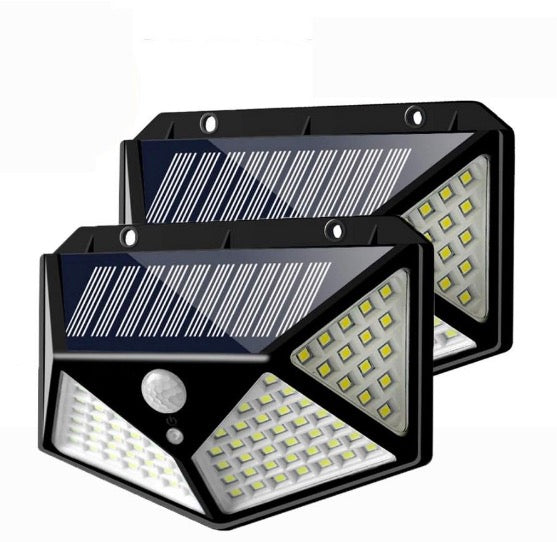 Lampa solara de perete cu senzor de miscare 100 led