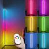 Lampa RGB de podea cu LED si jocuri de lumini, design slim nordic, 140cm inaltime