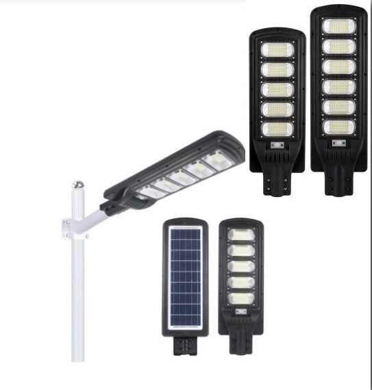 Lampa solara stradala 60W cu telecomanda + cadou stalp