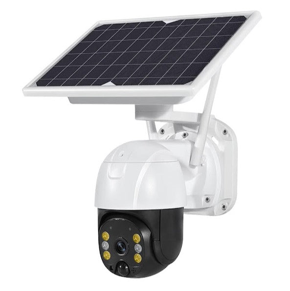 Camera de supraveghere, wireless, cu panou solar, 1080p, WiFi, infrarosu